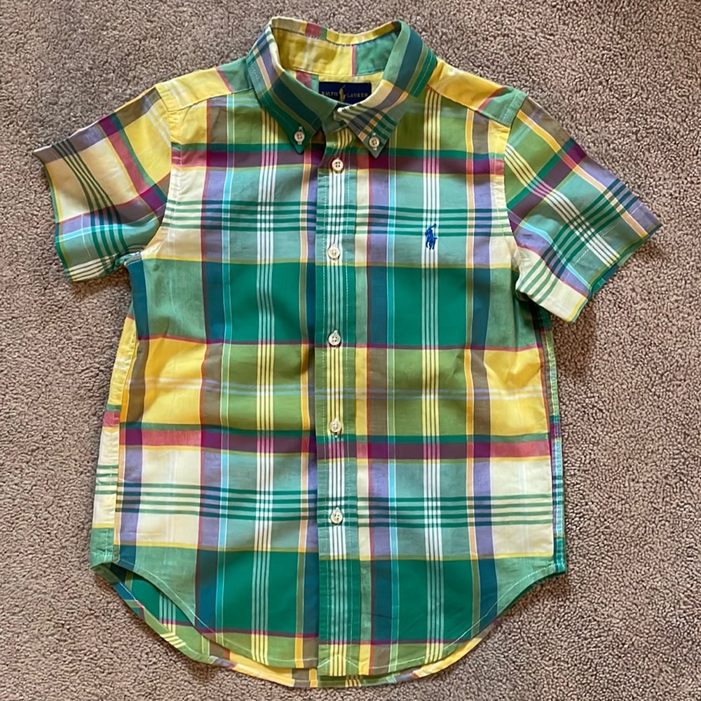 💛Ralph Lauren- Short Sleeve Shirt(Size 4/4T)💛